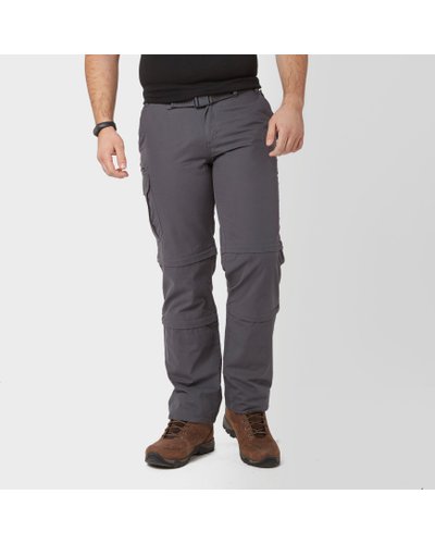 Brasher Men's Double Zip-Off Trousers, Grey/GRY