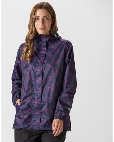Peter Storm Women's Patterned Packable Jacket - Purple/Pup, Purple/PUP
