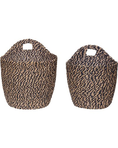 Braided Paper Baskets - Set of 2